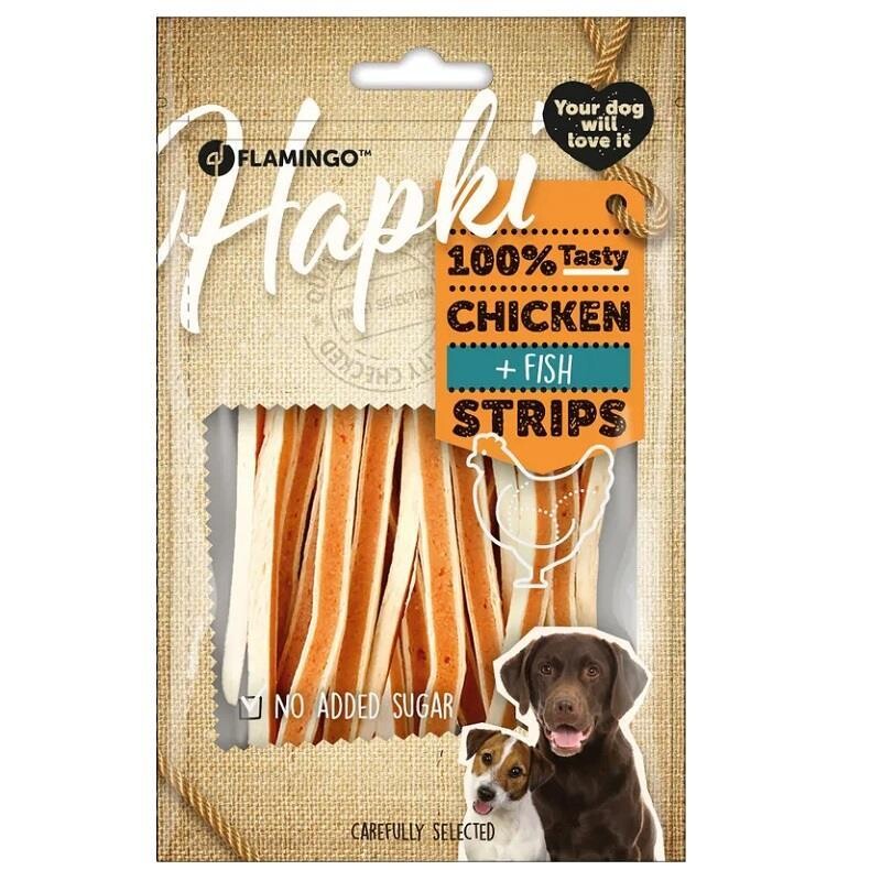 Flamingo Hapki Tavuk Ve Balıklı Glutensiz Çubuk Köpek Ödül Maması 85 GR | SRC: Barcode: 5415245195605